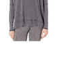 Blusa oversize de manga comprida First Choice da Free People para mulheres, preta, tamanho médio