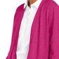 Cardigan feminino Charter Club com frente aberta, rosa, tamanho extragrande