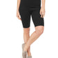 Shorts de ciclismo femininos para ioga Style &amp; Co, pretos, tamanho pequeno