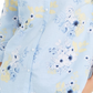Camisa feminina Charter Club com estampa floral em mistura de linho, azul, tamanho XXG
