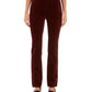 Calça jeans feminina Charter Club Lexington Velveteen com controle de barriga, perna reta, vermelho brilhante, tamanho 14