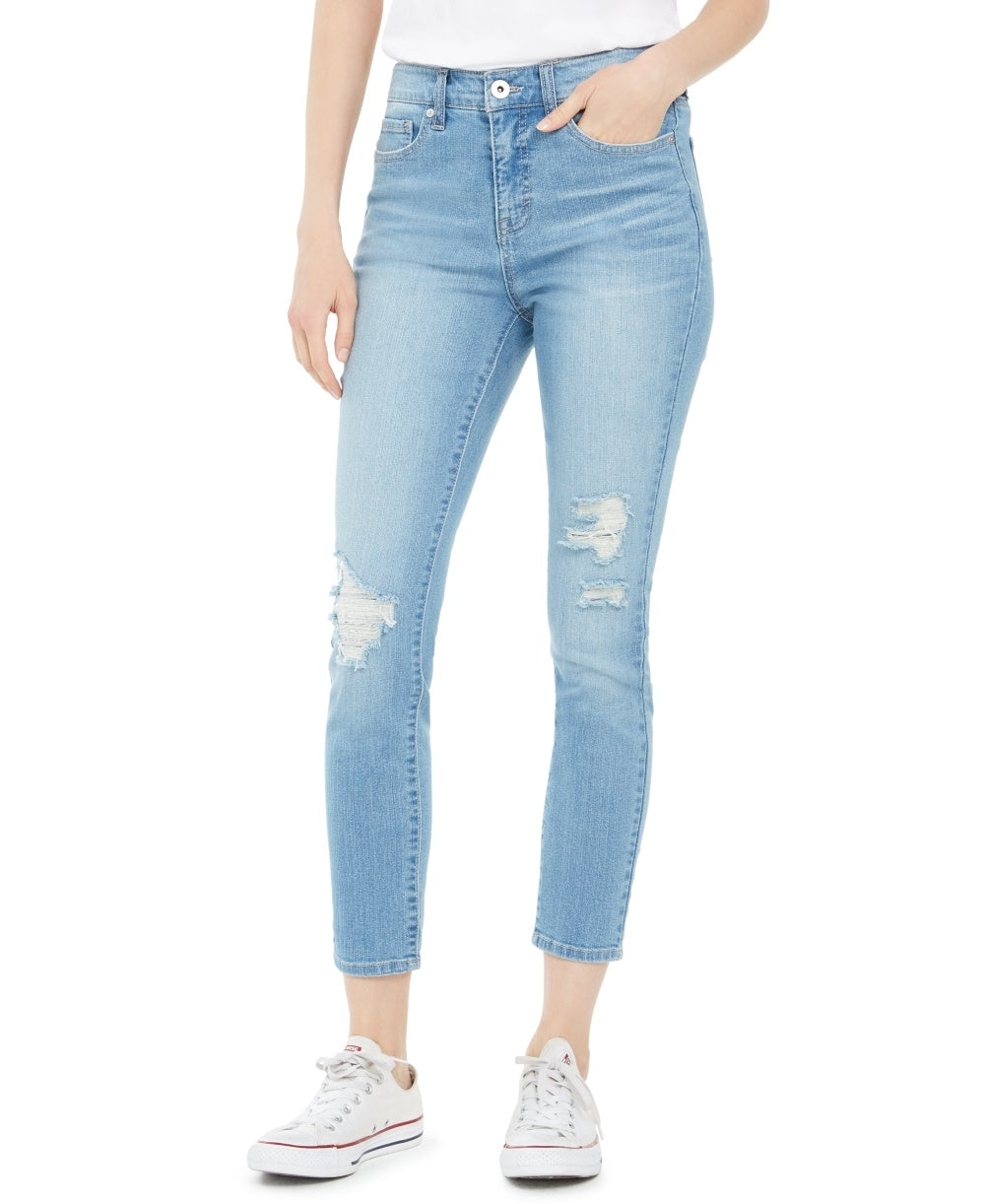 Calça jeans skinny feminina Style &amp; Co, azul, tamanho 14