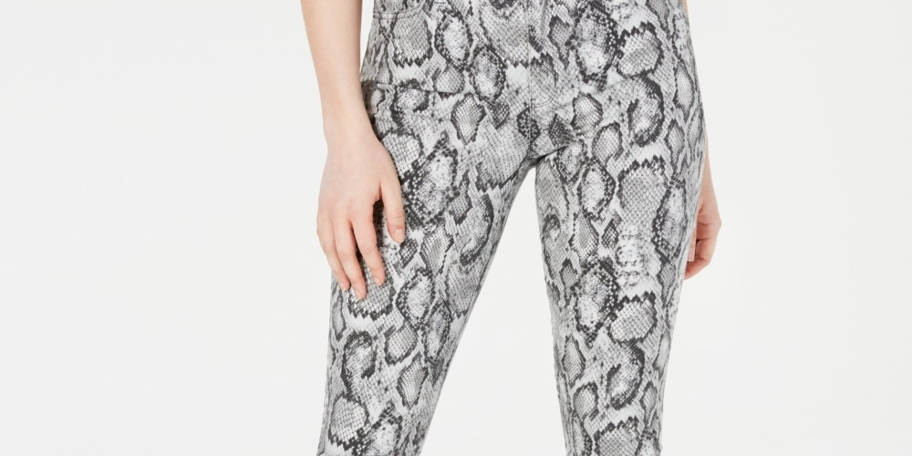 Calça jeans skinny estampada Tinseltown Junior's cinza tamanho 5