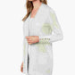 Cardigan feminino JM Collection Petite com frente aberta, tamanho natural Petit X-Large