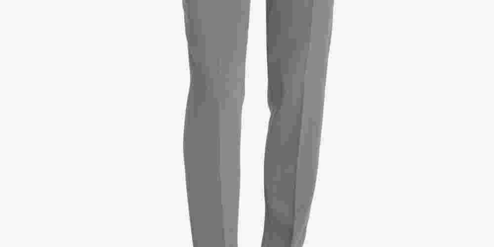 Calça skinny feminina DKNY para usar no trabalho, cinza, tamanho 6