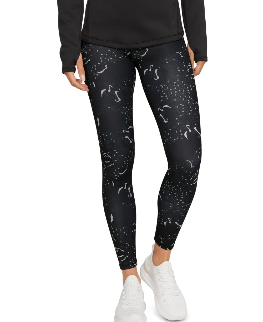 Leggings Under Armour Coldgear Armour Print Feminina Preta Tamanho X-S