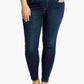 Calças jegging Levi's Plus Size Dark Delight Wash Azul Escuro Tamanho 24W