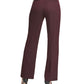 Calça feminina DKNY com zíper e bolsos, perna reta, roxa, tamanho 14