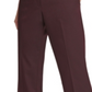 Calça feminina DKNY com zíper e bolsos, perna reta, roxa, tamanho 14