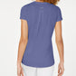 Camiseta Calvin Klein Performance Logo Feminina Roxa Tamanho XS