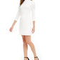 Vestido Calvin Klein Feminino com Ombros Bufantes Branco Tamanho 12