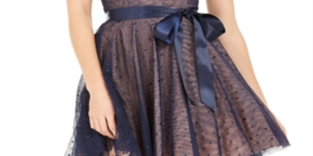 Vestido Mini Formal para Coquetel e Festa Teeze Me Junior Azul Tamanho 1