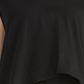 Rachel Roy Bina Cropped Top com Decote em V Feminino Preto Tamanho XX-G