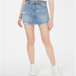 Minissaia jeans rasgada Tinseltown Junior's azul tamanho 15