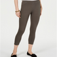 Legging Capri de Sarja Feminina Style &amp; Co Verde Tamanho Grande