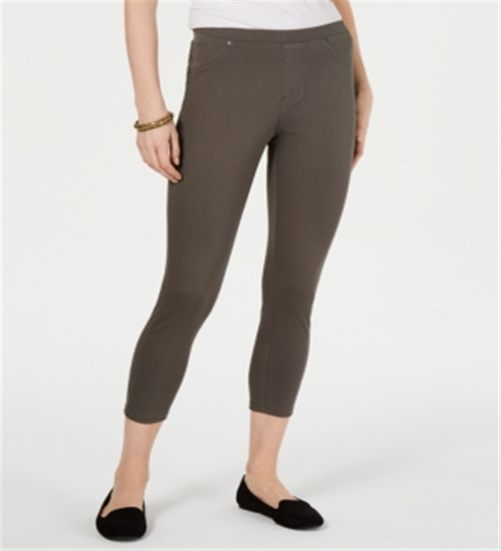 Legging Capri de Sarja Feminina Style &amp; Co Verde Tamanho Grande