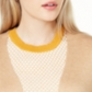 Cardigan feminino aberto de manga comprida Maison Jules, marrom, tamanho XS