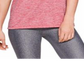 Camiseta fitness feminina Under Armour, rosa, tamanho grande