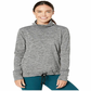 Camiseta Nike Yoga Funnel Neck Dri Fit Feminina Cinza Tamanho XS