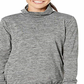 Camiseta Nike Yoga Funnel Neck Dri Fit Feminina Cinza Tamanho XS