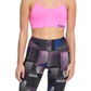 Sutiã esportivo feminino DKNY Sport com alças sem costura e baixo impacto, rosa, tamanho extragrande