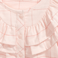 Blusa de algodão com babados e acabamento em vidraça First Impressions para bebês meninas, rosa, tamanho 3-6 meses