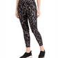 Leggings estampadas femininas ID Ideology pretas tamanho grande