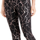 Leggings estampadas femininas ID Ideology pretas tamanho grande