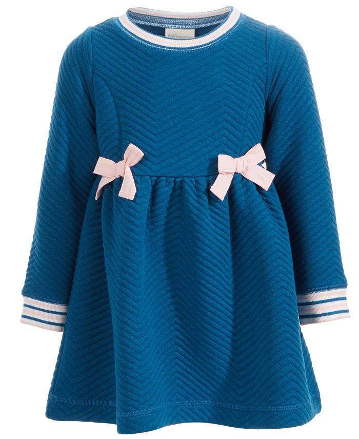 Vestido acolchoado infantil First Impressions para meninas, azul, tamanho 24 meses