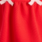 Vestido acolchoado para bebê menina First Impressions vermelho tamanho 12 meses