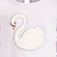 Vestido de cisne com babados para meninas First Impressions, roxo, tamanho 24 meses