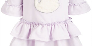 Vestido de cisne com babados para meninas First Impressions, roxo, tamanho 24 meses