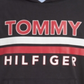 Tommy Hilfiger Little Boy's James Logo Moletom leve com capuz cinza tamanho 6