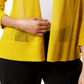 Cardigan feminino Alfani com frente aberta, escolha amarelo, tamanho pequeno G