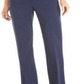 Calça feminina Anne Klein Flare Leg Twill Stretch Azul Tamanho 16