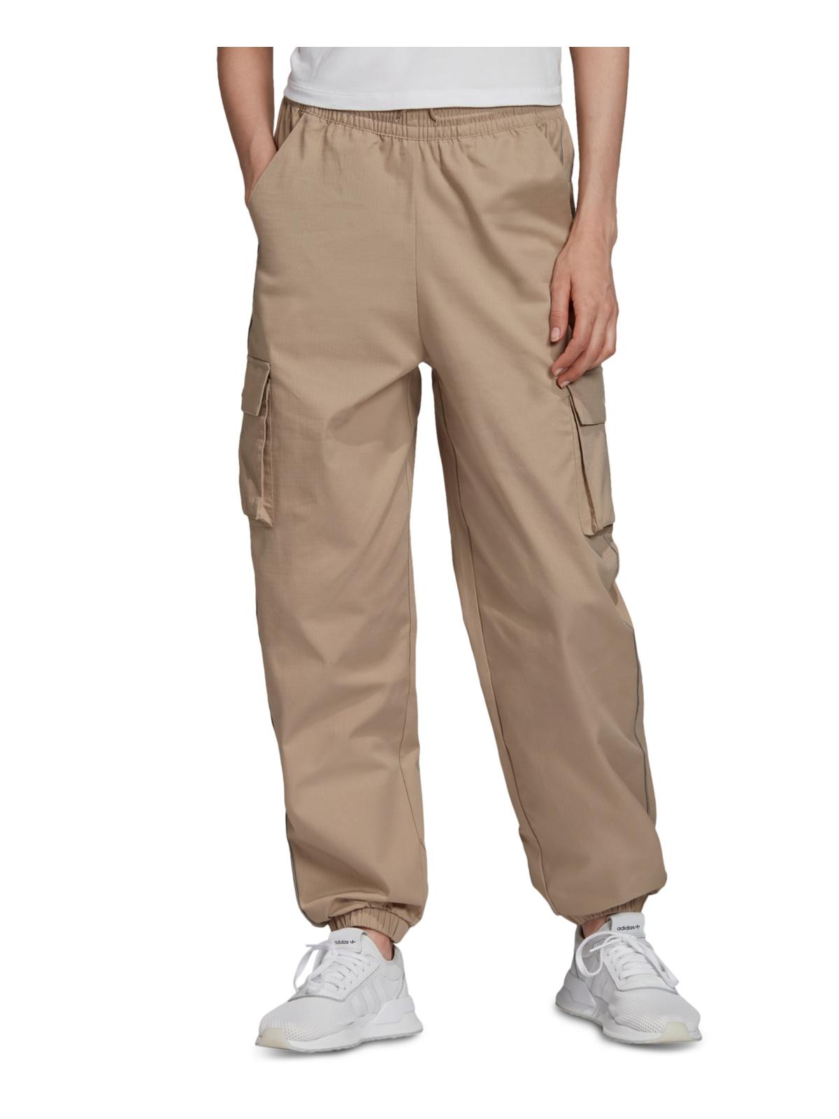Calça cargo feminina Adidas marrom tamanho médio