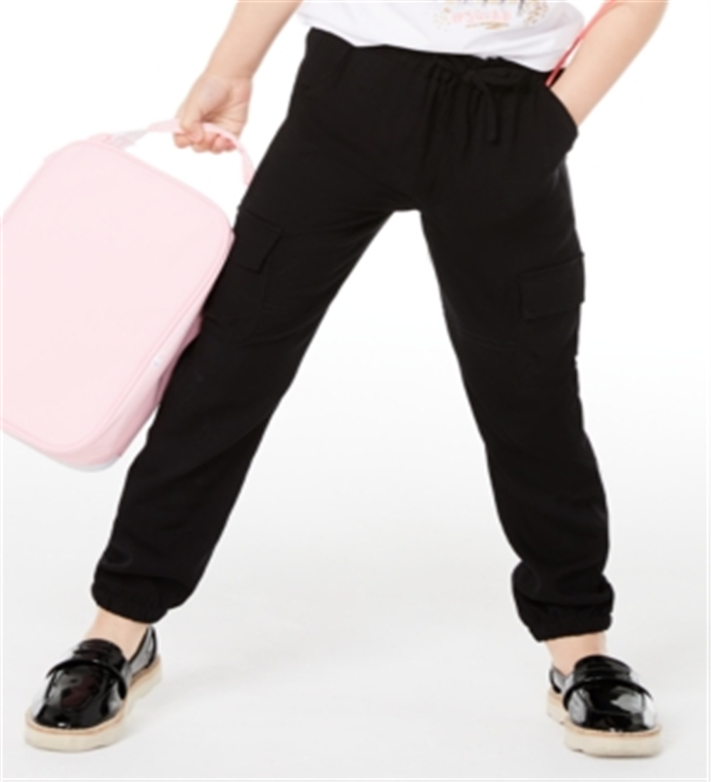 Calça cargo jogger infantil Epic Threads, preta, tamanho 5