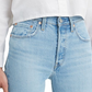 Calça jeans feminina Levi's reta azul tamanho 30x28