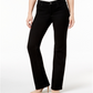 Calça jeans feminina Charter Club Prescott Tummy Control Bootcut preta, tamanho 24x4,5