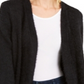 Cardigan feminino Eyelash da INC International Concepts, preto, tamanho grande