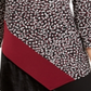 Blusa assimétrica de veludo estampada e feminina Alfani, preta, tamanho XX-G