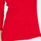 Karen Scott Blusa feminina de algodão com decote redondo, vermelha, tamanho pequeno e pequeno