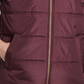 Colete masculino vintage à prova de intempéries com zíper frontal vermelho tamanho pequeno