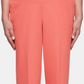 Calça feminina Petite Coastal Drive da Alfred Dunner, laranja, tamanho 14P