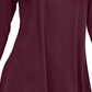 Top feminino Alfani liso com alças largas, tamanho vinho, pequeno, extragrande