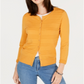 Cardigan texturizado feminino Charter Club amarelo tamanho XX-G