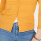 Cardigan texturizado feminino Charter Club amarelo tamanho XX-G