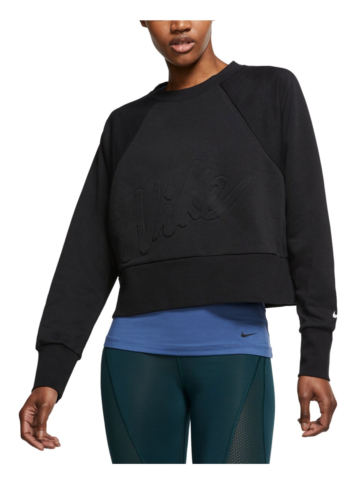 Jaqueta Nike Fleece Training Crew Feminina Preta Tamanho P