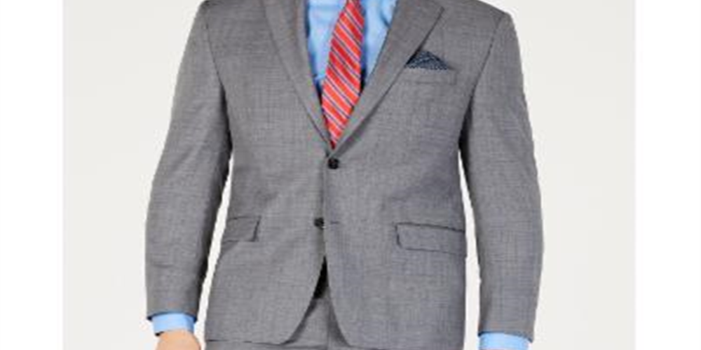 Jaqueta Ralph Lauren Masculina Classic Fit Stretch Cinza Tamanho 42 P