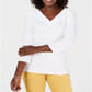 Karen Scott Top Feminino com Acabamento em Ilhós Branco Tamanho X-S